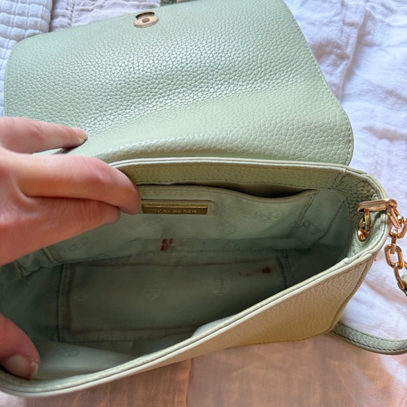 Tory Burch Crossbody Bag, One Size, Mint and Gold - Picture 8 of 9